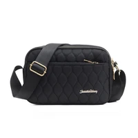 women nylon handbags messenger bag washed tote lightweight waterproof shoulder bags fashion zipper crossbody bag purse