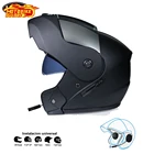 Мотоциклетная Беспроводная Bluetooth-гарнитура для шлема с защитой от помех