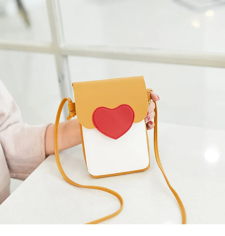 Женская Повседневная сумка-мессенджер в форме сердца Осень-зима 2019 | Багаж и