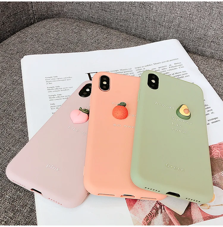 3D авокадо мягкий чехол для huawei Honor вид 10 9X 8C 8X 8A 7X 10i 20i P20 P30 Коврики 20 30 Pro Lite Y9 Prime P Smart