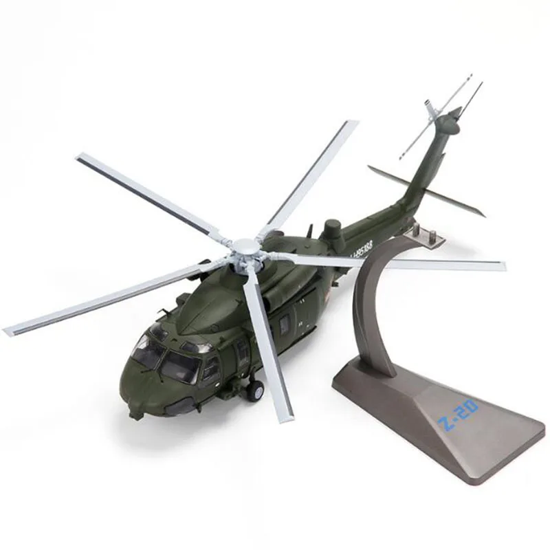 

1/72 or 1/48 China Version Z-20 Black Hawk helicopter Millitary model fighter Diecast Alloy aircraft With base plane model Toys