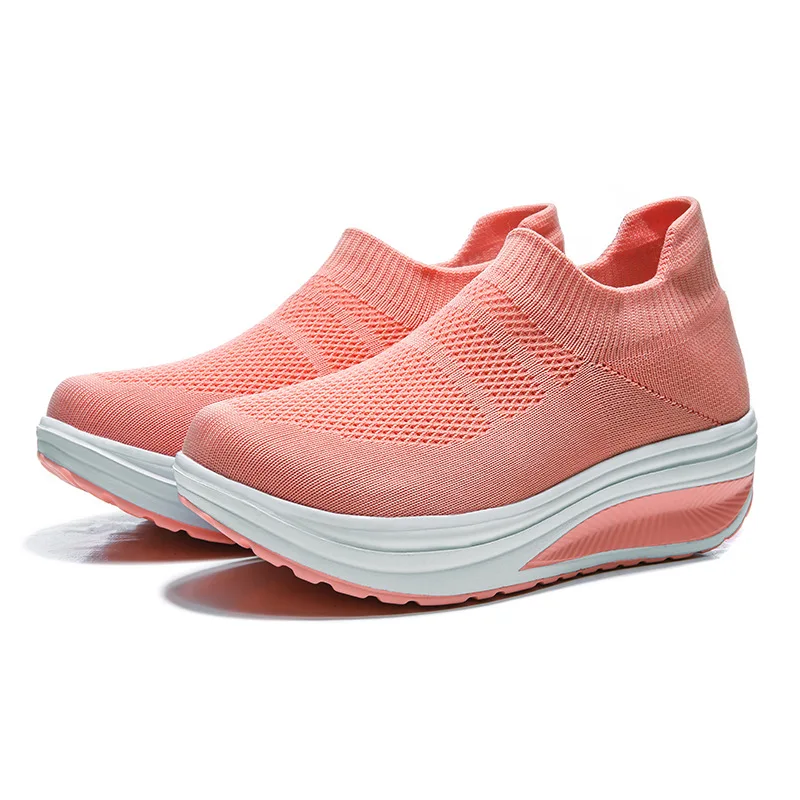 

Women Casual Shoes Fashion Vulcanize Shoes Stretch Fabric Female Shoes Woman Sneakers Women Slip on Tenis Feminino Plus Size 42
