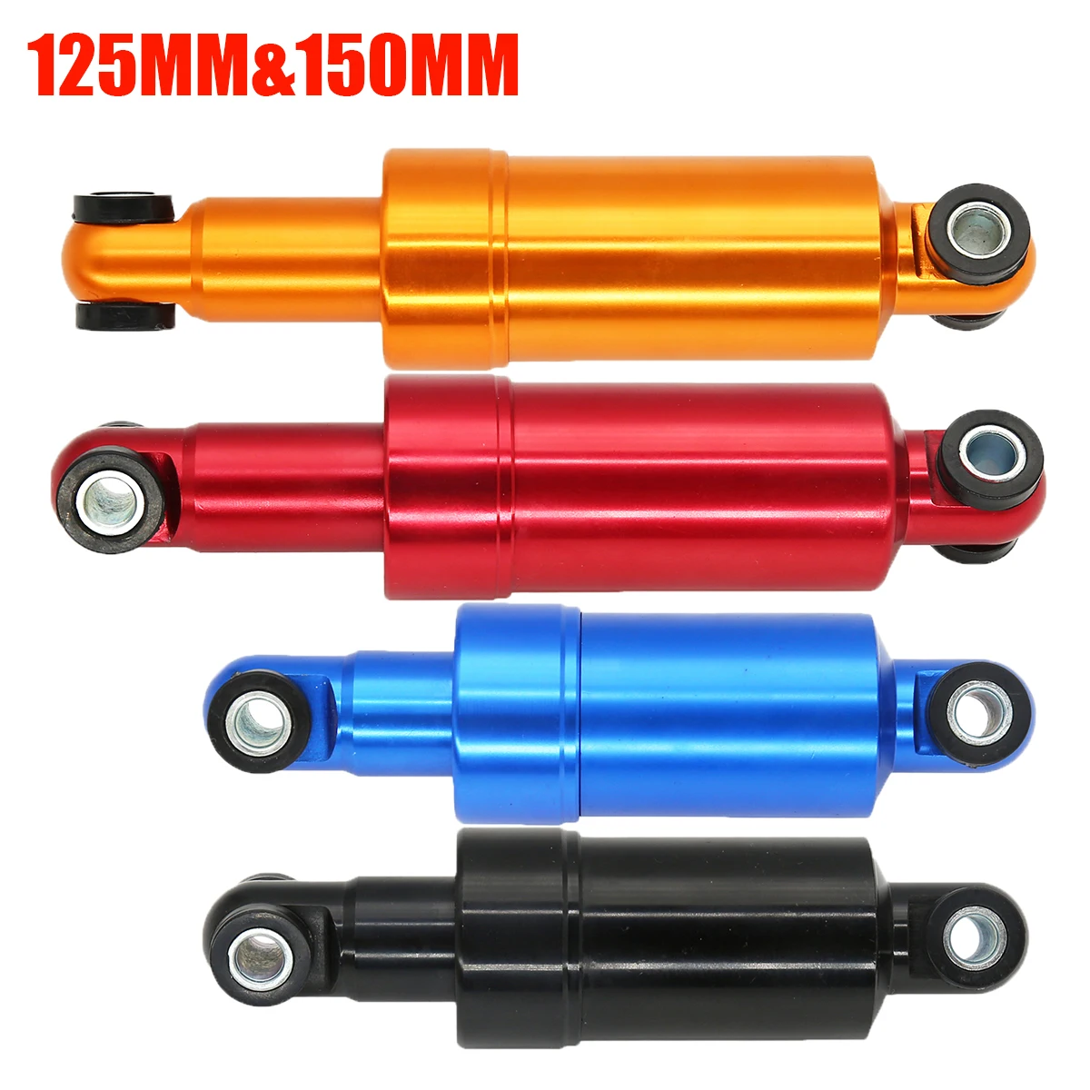 

Амортизатор подвески 125 мм, 150 мм подходит для электрического скутера, велосипеда, пружинный амортизатор из алюминиевого сплава