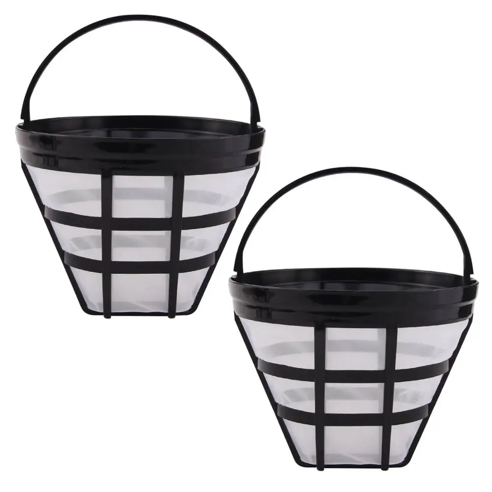 Многоразовые сменные пластиковые фильтры для кофеварки дома офиса квартиры 2 шт.