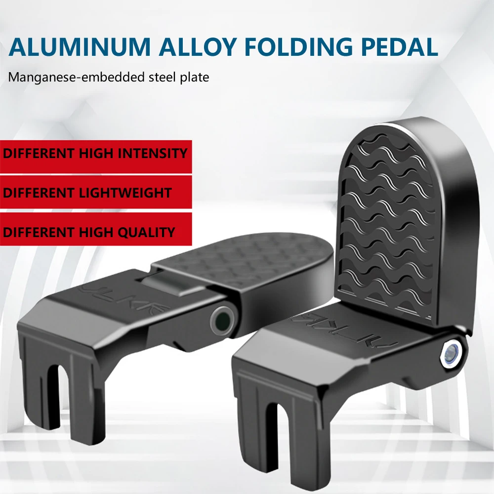 

2pcs Bicycle Pedal Front Rear Axle Foot Pegs Non-Slip Aluminum Alloy MTB Bike Footrest Lever Cylinder Bike Accessories