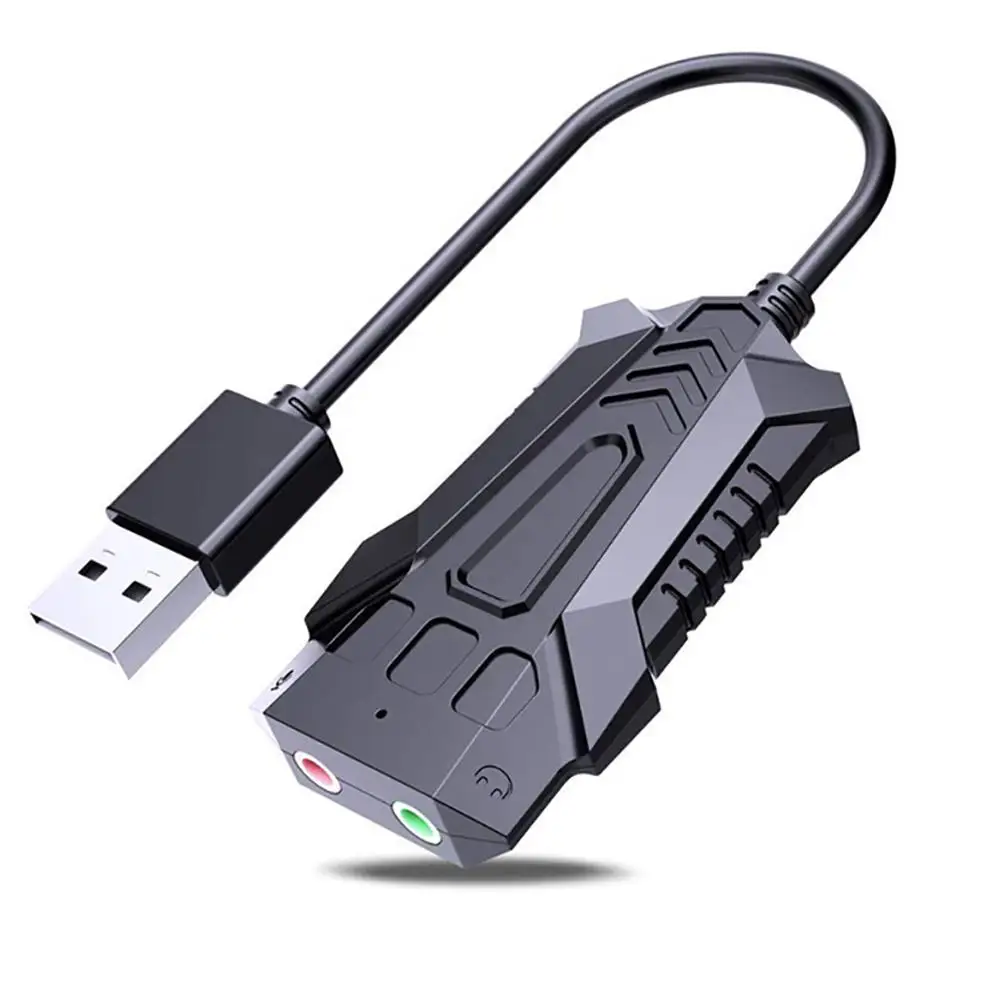 USB звуковая карта внешний настольный компьютер ноутбук для PS4 аудио адаптер