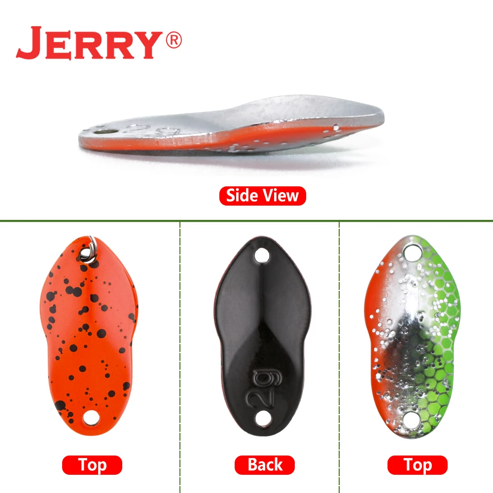 Джерри 2 г 3 микро рыболовные приманки Сверхлегкая латунная металлическая