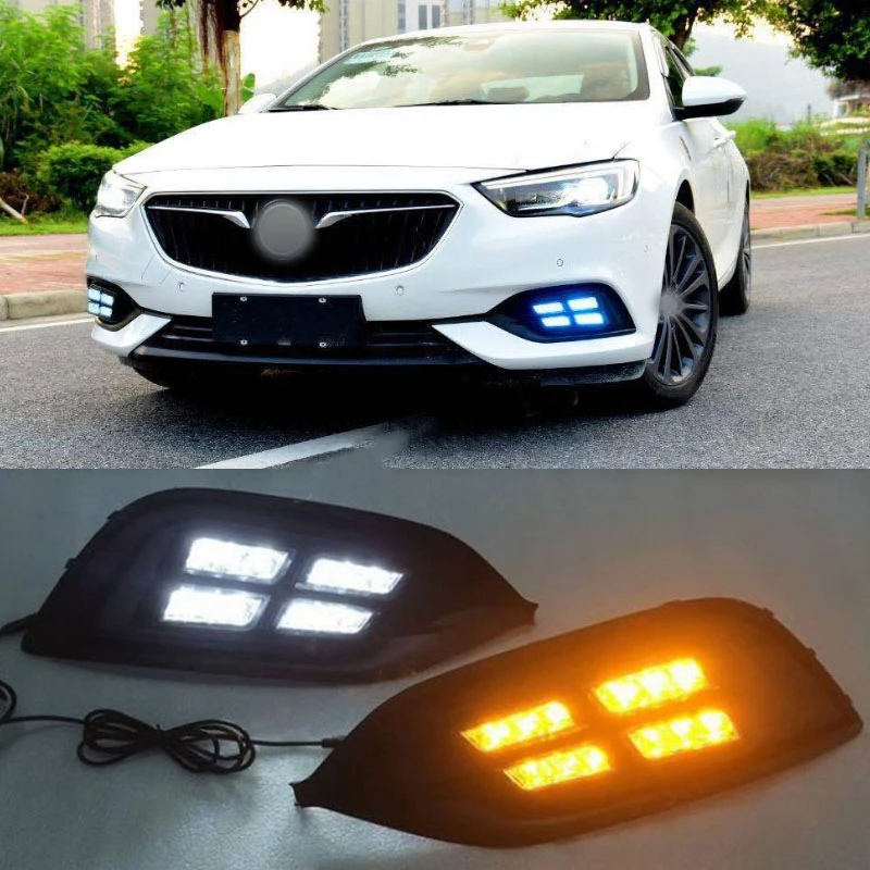 

Car LED Daytime Running Light DRL Front Fog Light 3 Color for Buick Regal 2018-2020