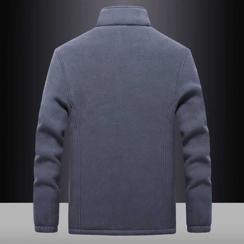 Мужские флисовые куртки больших размеров 7XL 8XL 9XL Мужская теплая толстовка теплое