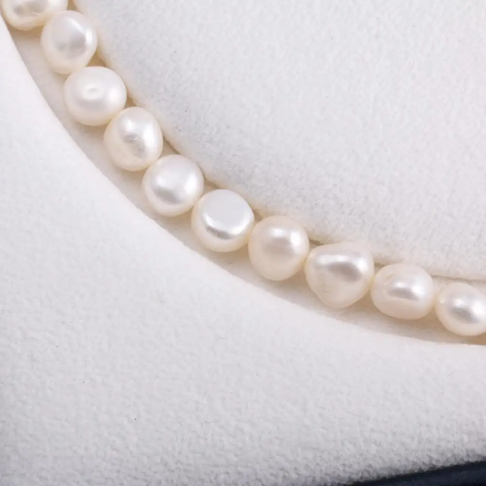 

Irregular Freshwater Pearl Loose Beads 9-10 Mm For DIY Bracelet Earring Necklace Sewing Craft Jewelry Accessory