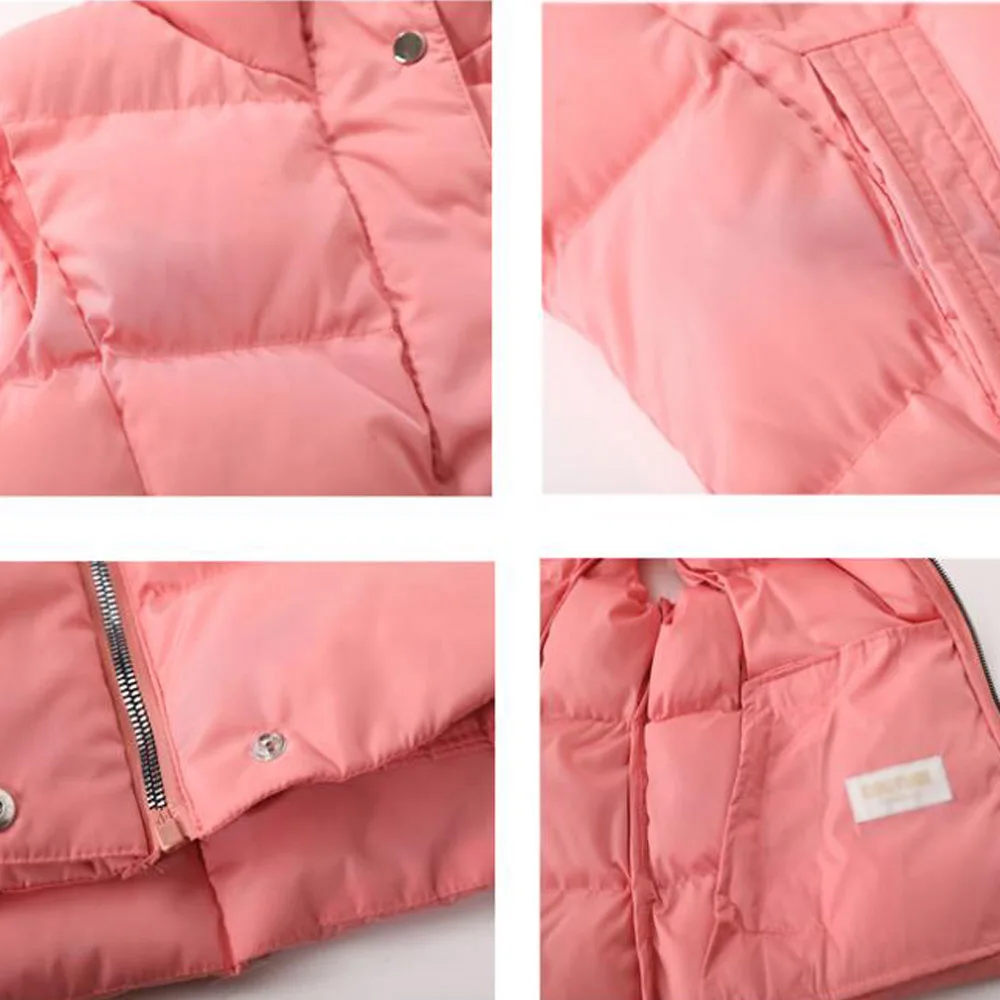 

Plus Size Black Cotton Padded Vest Autumn Winter Women Sleeveless Waistcoat Slim Casual Female Warm Jacket Cardigan Vest Outwear