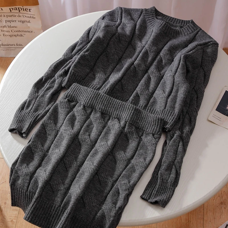 Женский однотонный вязаный свитер Harajpoo в уличном стиле Осень-зима 2021 плотная