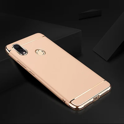 Gold Роскошный чехол с покрытием для Xiaomi Redmi 7 4X 4A Note 6 Pro, жесткий чехол на заднюю панель для Redmi Note 7 Pro Redmi S2 6A 6 Pro, чехол для телефона - Цвет: Gold