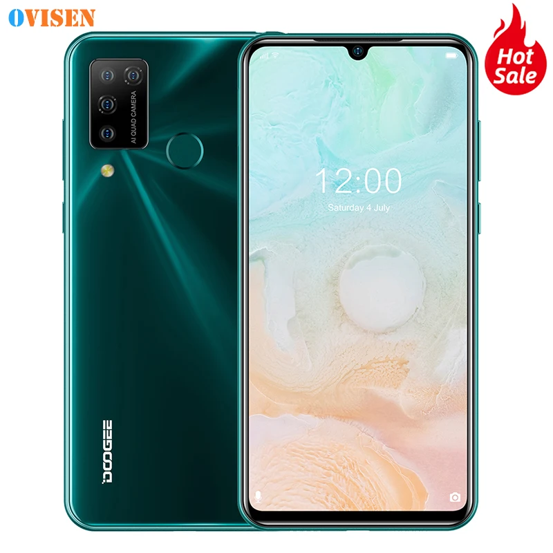 DOOGEE N20 Pro 6 ГБ + 128GB Quad Камера мобильных телефонов Helio P60 Octa Core глобальная версия 3