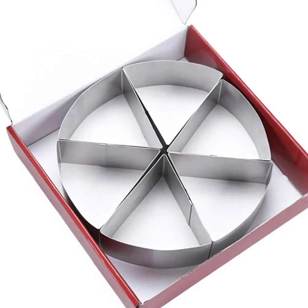 6 точек треугольная форма круглая муссовая кольцевая из нержавеющей стали для