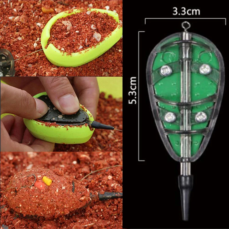 3-4 шт. Рыболовные катушки Quick Release пресс-форм метод Набор для кормления Карп