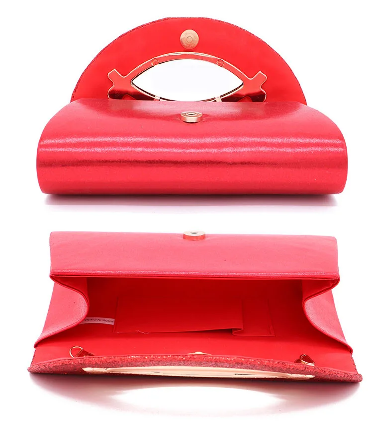 Fashion Shiny Clutch bag For Women Large Capacity Purse Ladies Banquet Party Evening Bag Chain Small Shoulder Crossbody Handbag