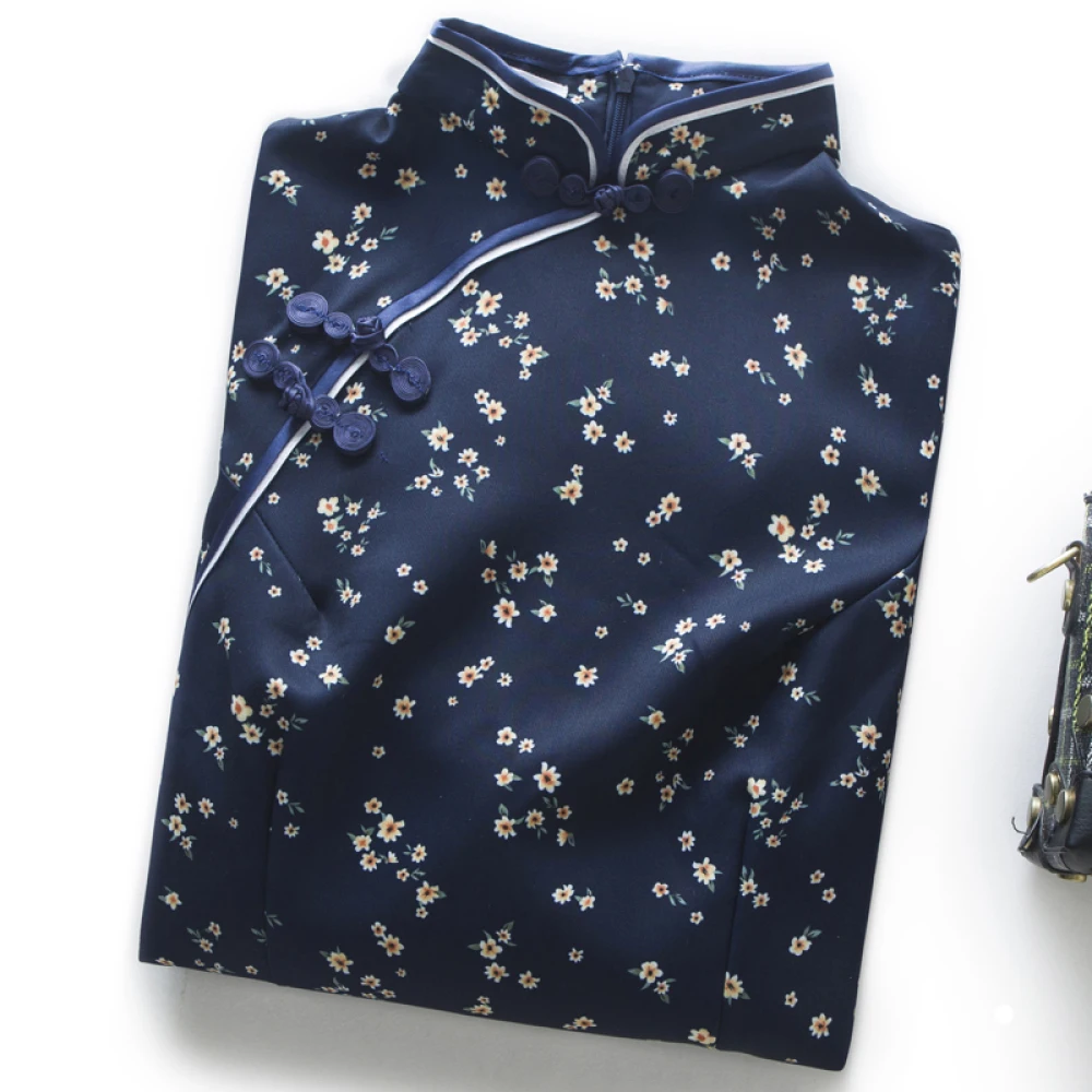 

Sleeveless Retro Split Cheongsam One Size Sequins Long Length Dress Summer Chinese Style Elegant Sexy Dress 2022 New Style