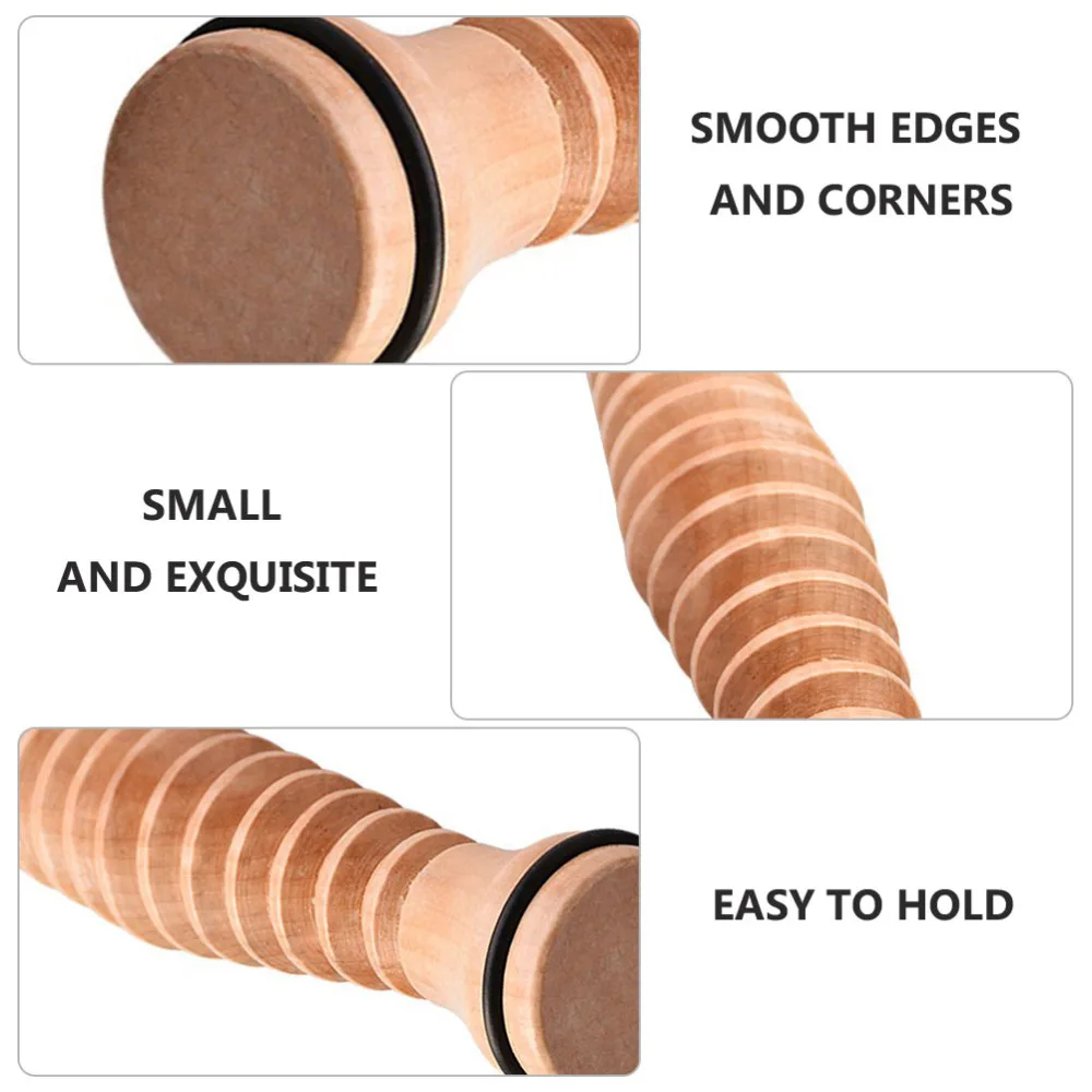 

2Pcs Wooden Massager Foot Massaging Roller Practical Tool for Home
