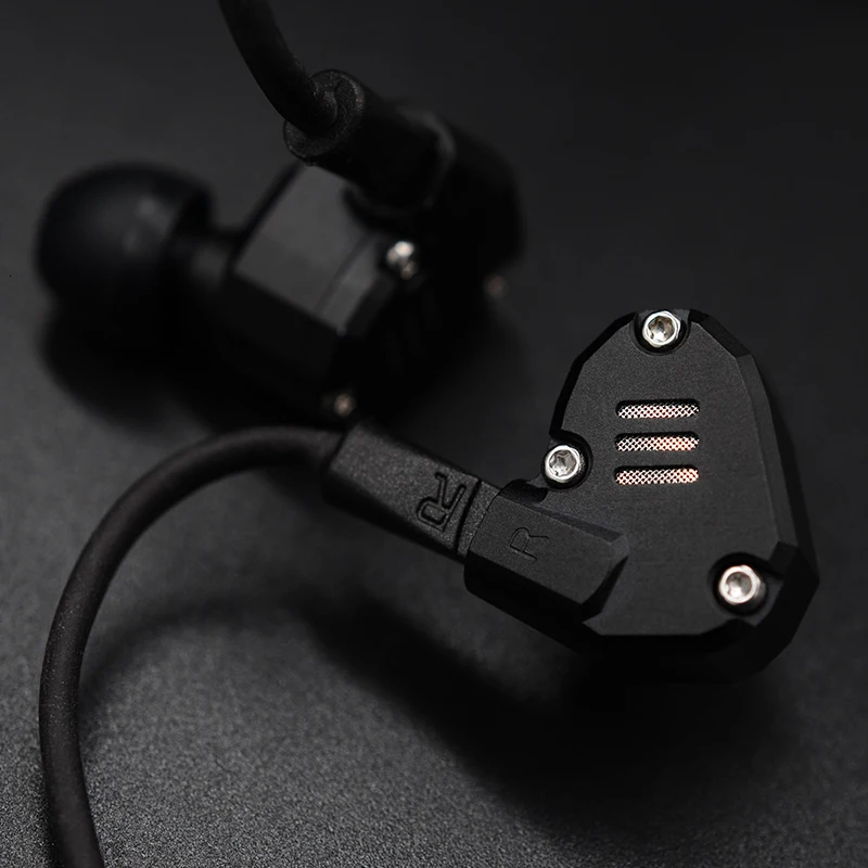 KZ ZS6 серый цвет 2DD+ 2BA гибридные наушники в ухо HIFI DJ Monito спортивные наушники ушные наушники гарнитура Металлические вкладыши KZ AS10