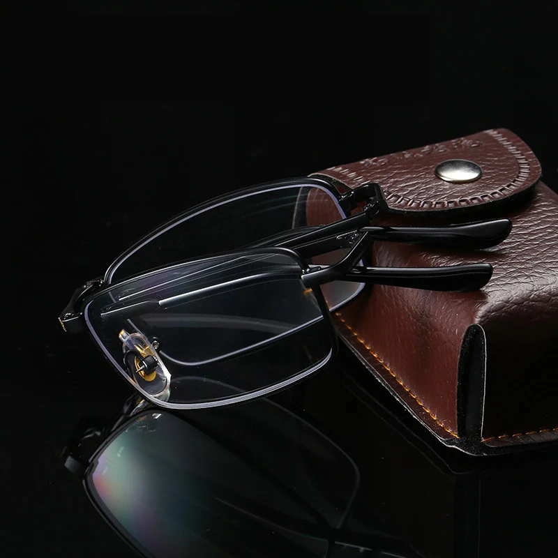 Мужские очки для чтения с несколькими фокусами складной светильник защитой от