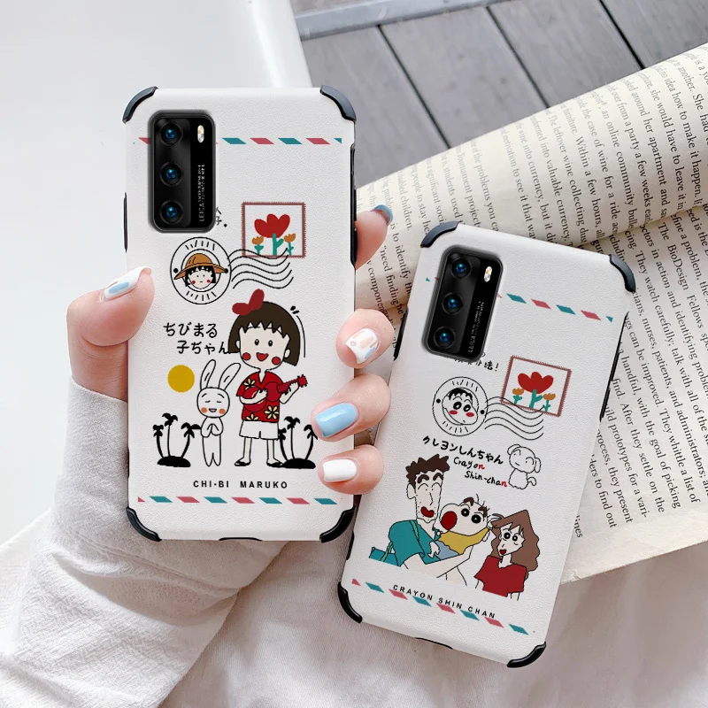 

Cute Cartoon Phone Case For Huawei P40 P40Lite P40Pro P30 P20 Mate 40 40Pro 4OProPlus 30 P30Pro P30Lite 20 Silicone Cover