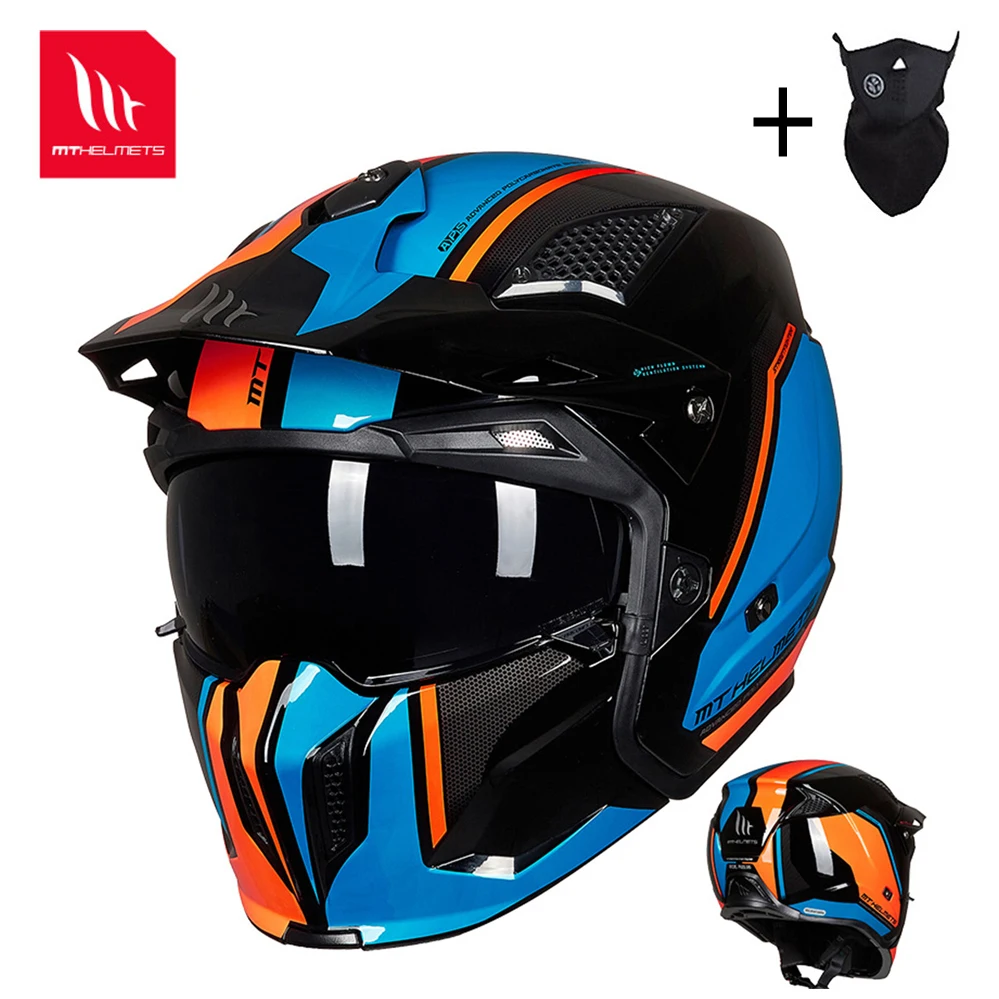 

MT Full Face Motorcycle Helmet Modular Removable Chin Motocross Helmets ATV Racing MotorBike Cascos Moto Capacete DOT ECE