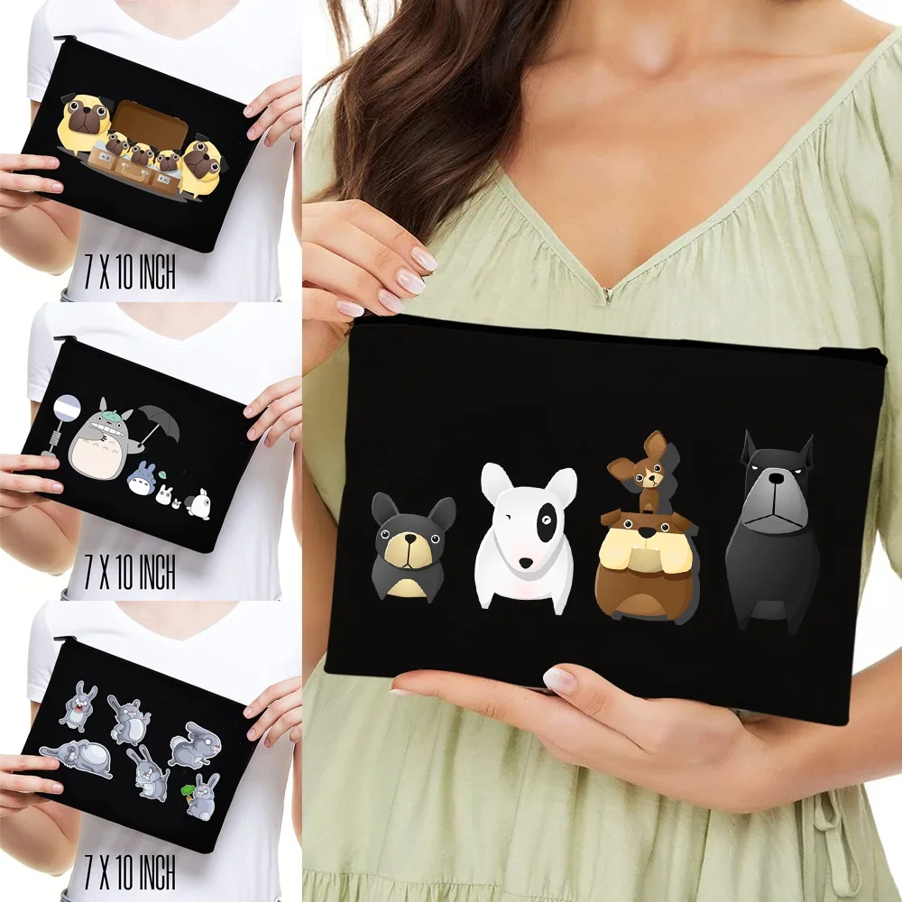 

Portable Women Travel Storage Bag Toiletry Organize Cosmetic Bag Waterproof Female Lucky MakeUp Bag Wedding Party Bride Gifts