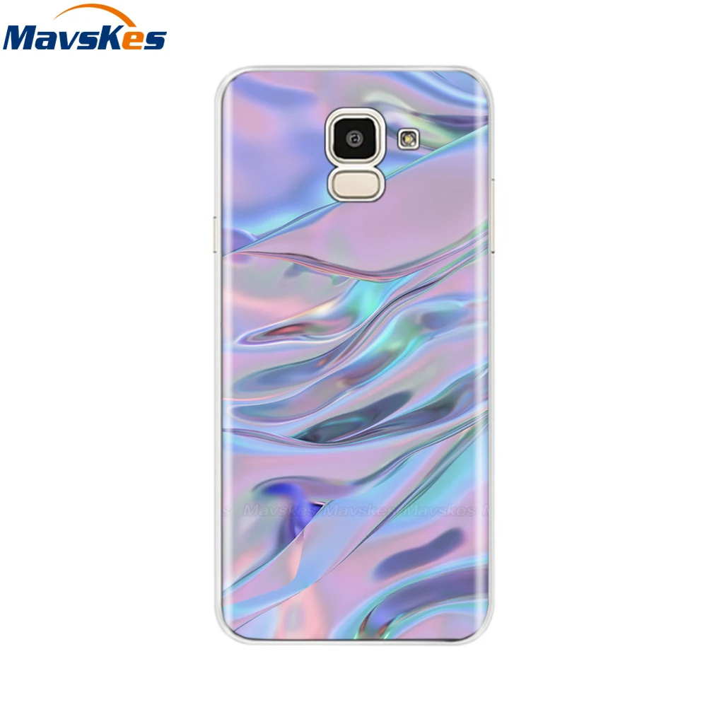 For Samsung Galaxy J6 2018 Case Soft TPU Silicone Back Cover sFor Coque Fundas Samsung J6 2018 J6 Plus 2018 Soft Phone Cases