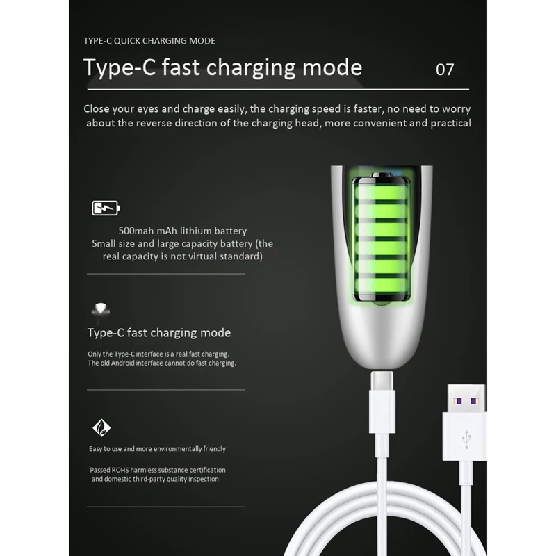 

Electric Eyelash Curler 10 seconds preheat Double-level temperature Natural Long lasting Curl Eyelasher USB Charge Makeup Tool
