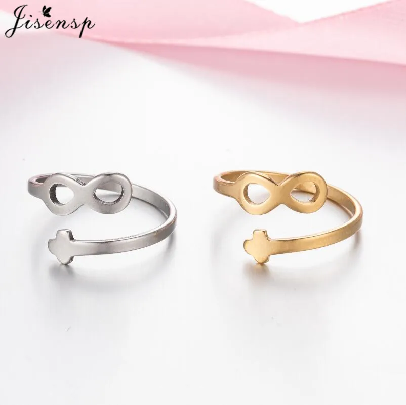 Регулируемое кольцо для женщин кольца из нержавеющей стали с листьями молнией