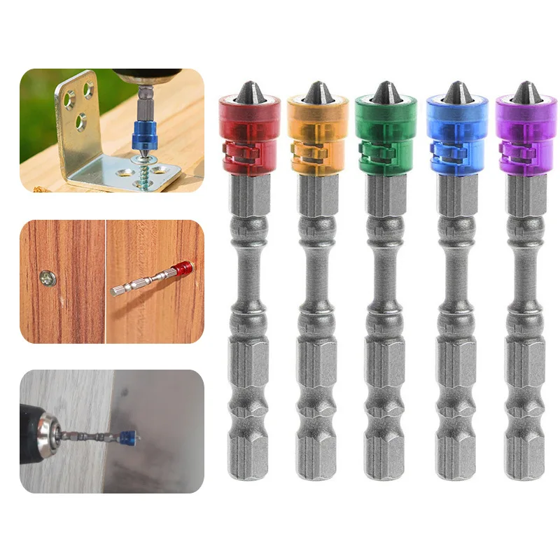 

Анти-скольжения 1/4 дюймов S2 сплав Ph2 Phillips одна осветительная головка, Магнитная отвертка бит шестнадцатеричный хвостовик гипсокартон для эл...