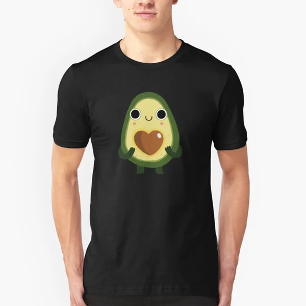 

summer short sleeve vegan Luvocado avocado T-Shirt