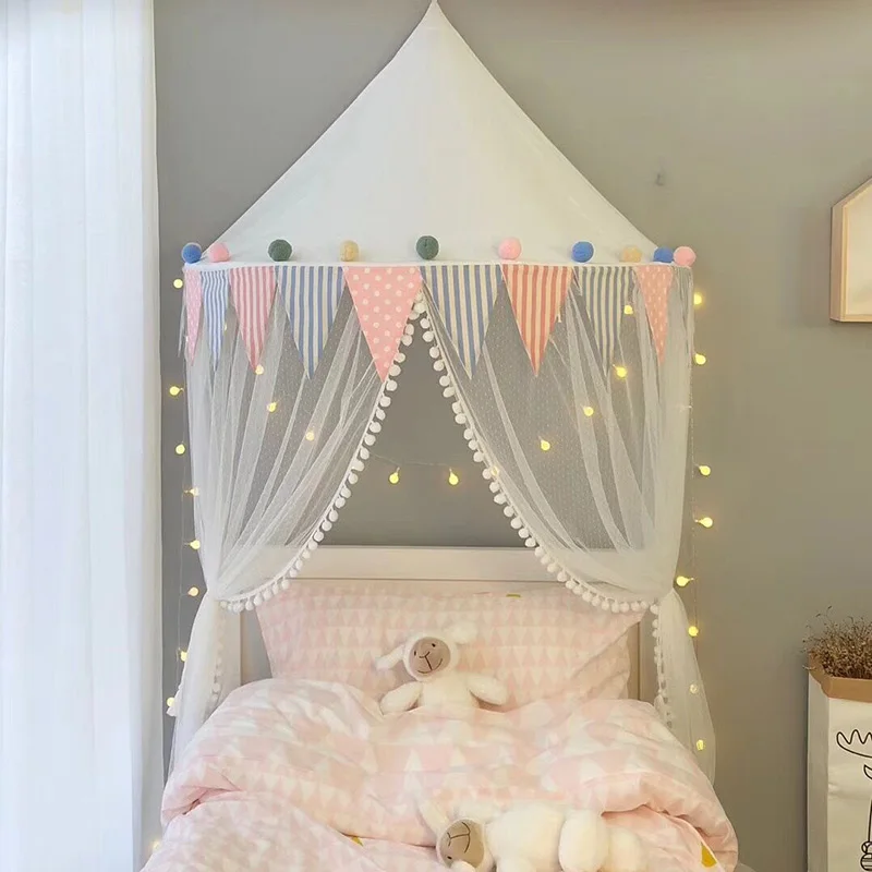 Детская игровая палатка Tipi Tente Enfant детская кровать навес кроватка москитная сетка детский Декор Прорезыватели Для детский игровой домик Ciel de Lit