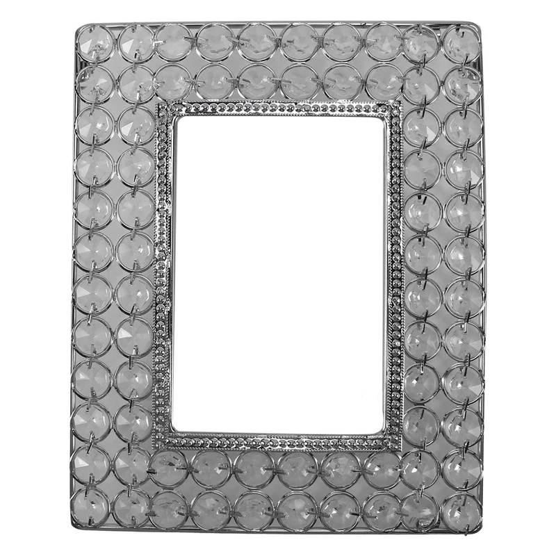 

Столешница, украшенная кристаллами, 4 Х6 дюймов, серебристая