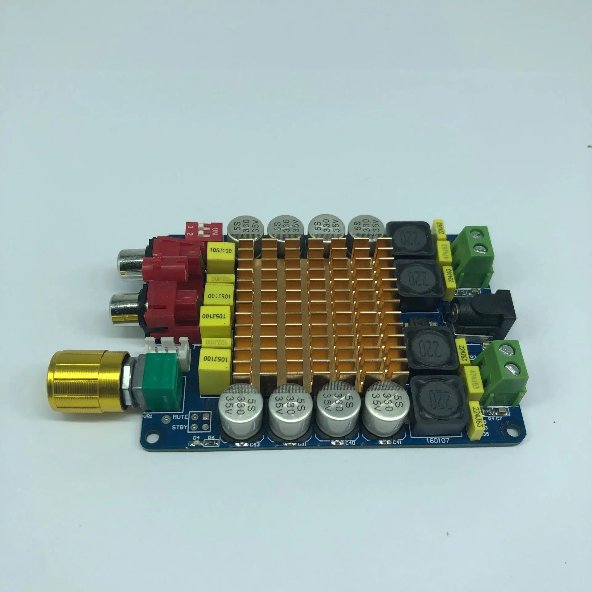 TDA7498 цифровой аудио усилитель плата 2*100 Вт высокой мощности стерео двухканальный