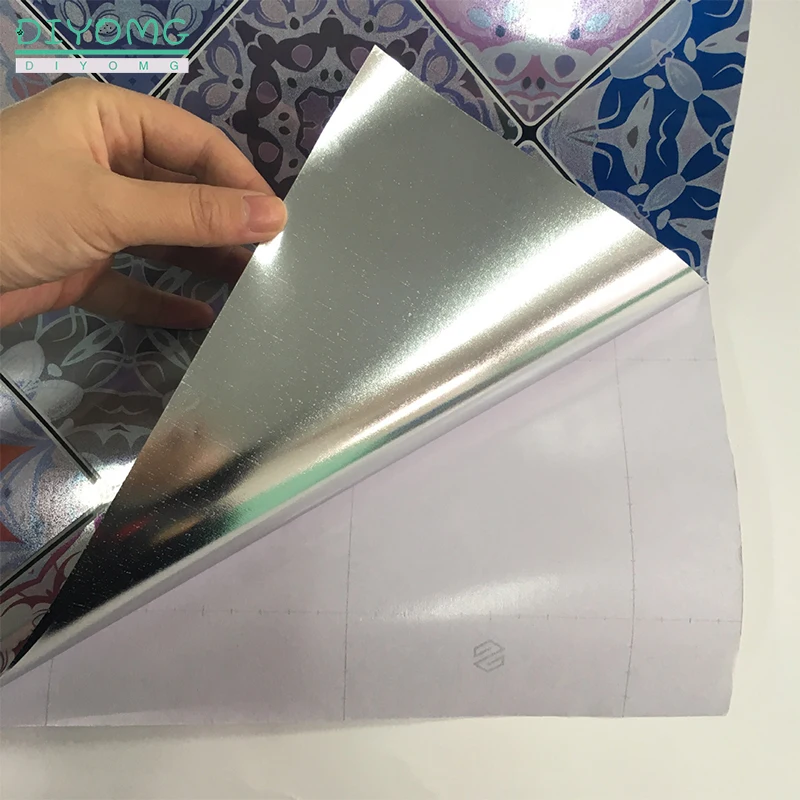 bathroom wall stickers pvc waterproof self adhesive wallpaper oil proof high temperature anti fouling kitchen wallpaper tiles free global shipping