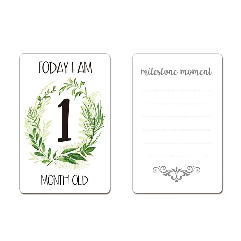 24 шт./компл. Забавный мультфильм детские вехи стикеры по месяцам карты