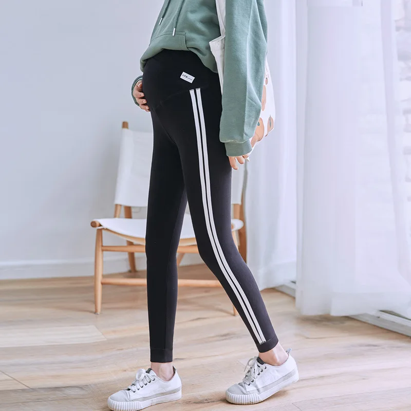 Новинка корейские весенне-осенние длинные Леггинсы для беременных женщин мягкие