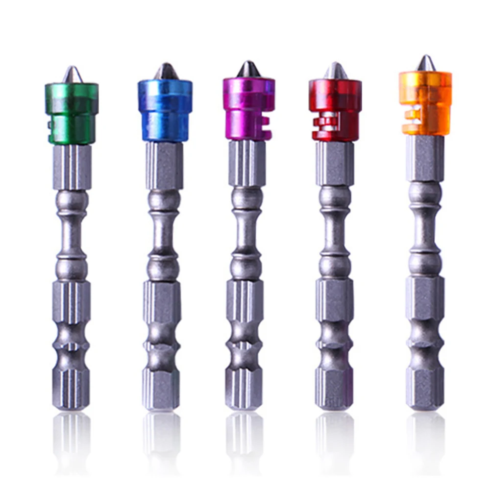 5 шт. 65 мм с одной головкой магнитные шуруповерты биты 1/4 &quotПротивоскользящий