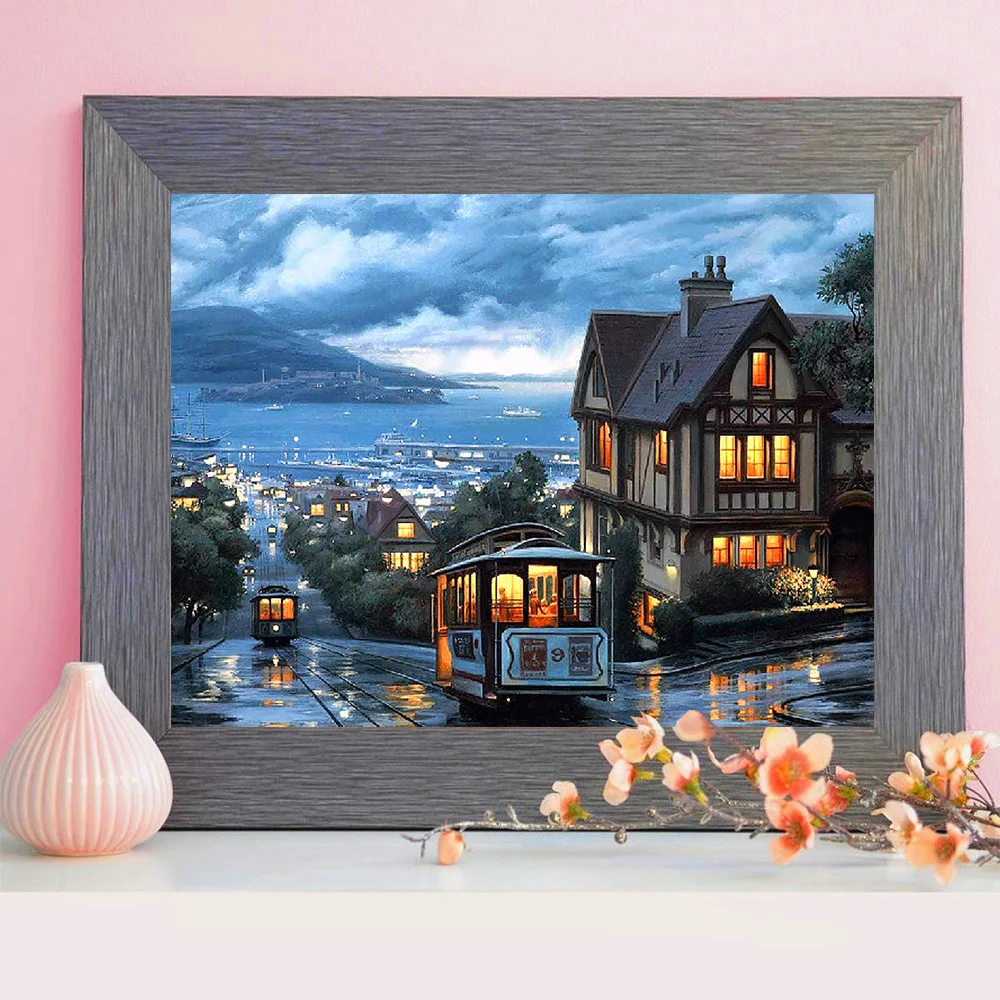 Алмазная живопись KAMY YI дом ручной работы искусство пейзаж вышивка крестиком