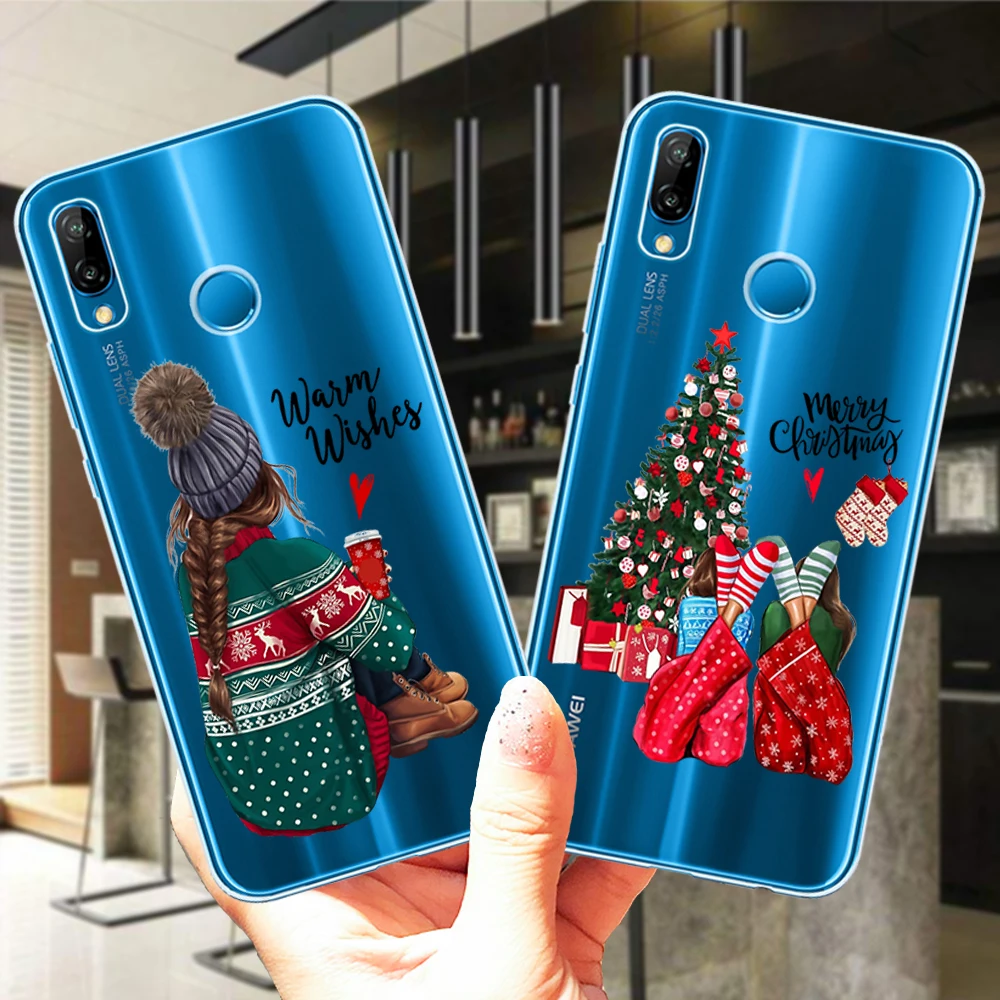 Силиконовый чехол для Huawei P40 Lite E P20 P30 Pro P8 P10 Y9 2019 | Мобильные телефоны и аксессуары