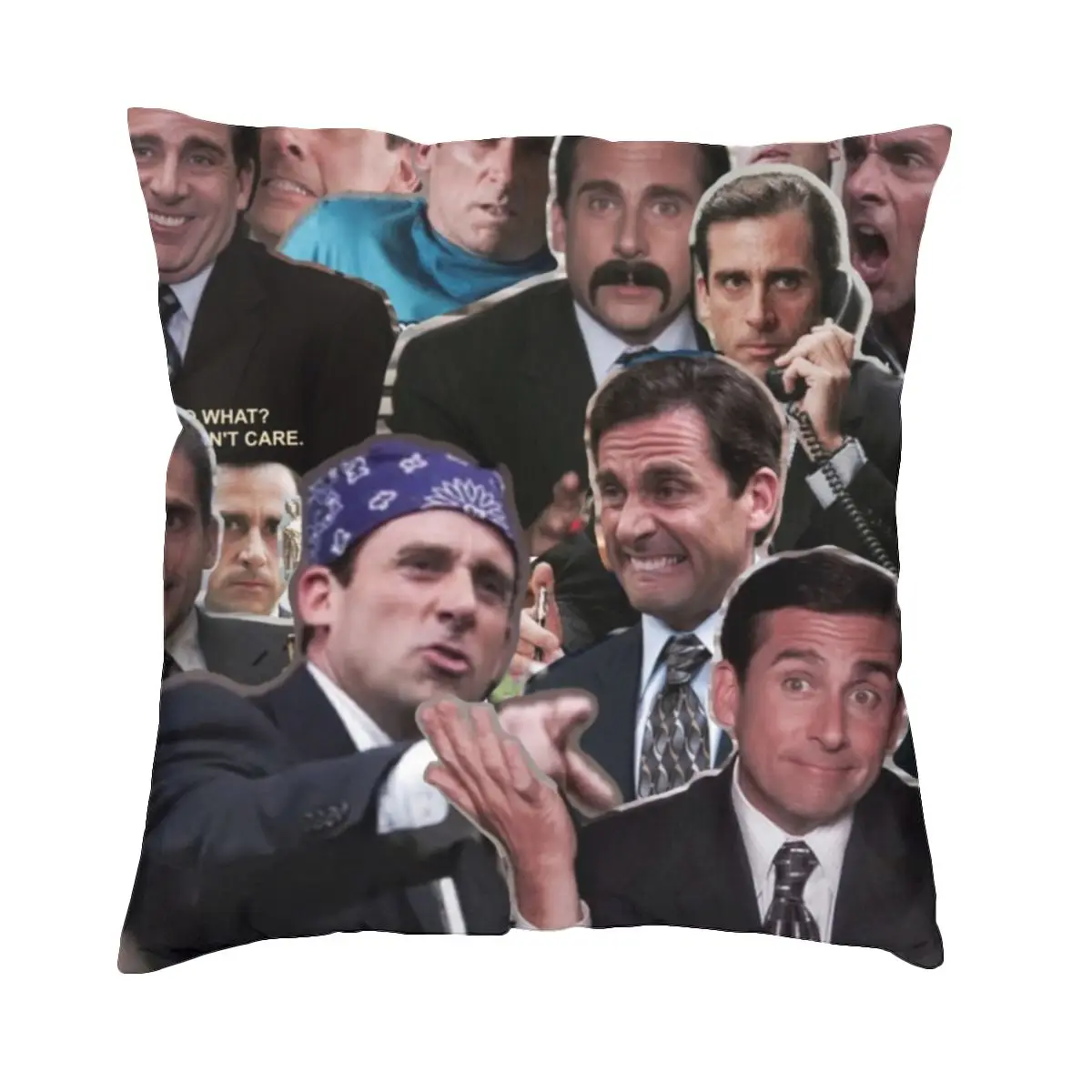 

The Office Michael Scott Steve Carell Pillowcase Printing Polyester Cushion Cover Decorative Tv Throw Pillow Case Cover Sofa