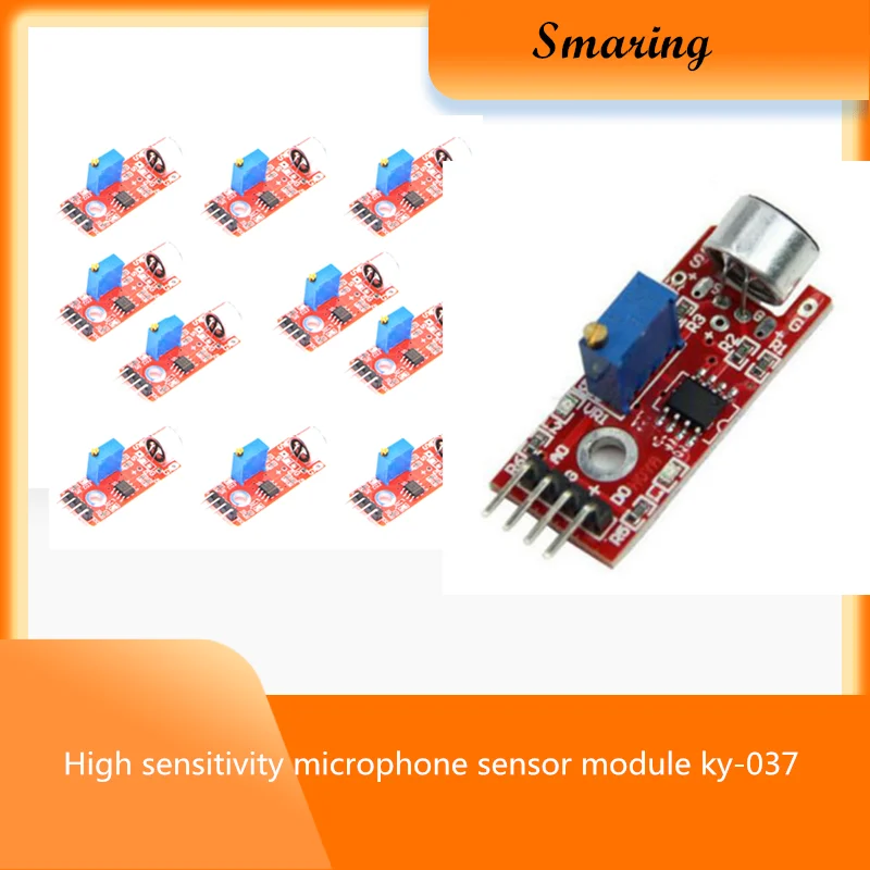 10 шт. встроенный микрофон датчик обнаружения для AVR PIC Высокочувствительный