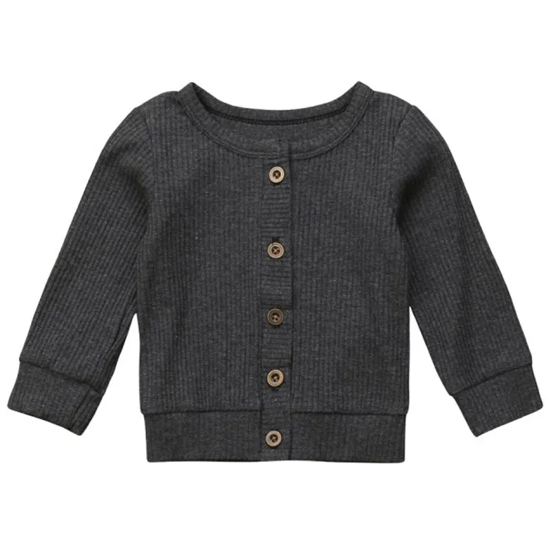 Кнопка для детской одежды весенне осенний кардиган с длинным рукавом
