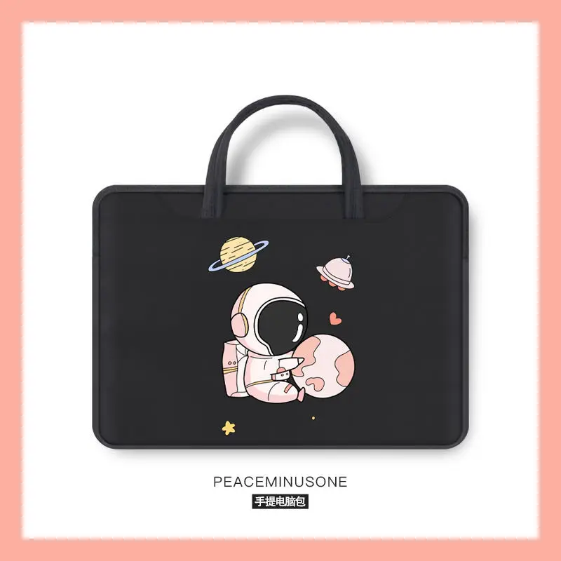 

Disney Cartoon Astronaut Laptop Bag For MacBook Dell Acer Lenovo Asus Notebook Case Huawei HP Women Men Briefcases Handbag