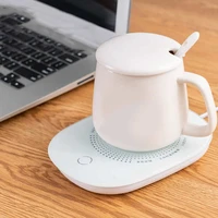 electric touch heating cup mat household mug warmer cup heating warm pad for home coffee tea milk drink warmer cn plug 220v
