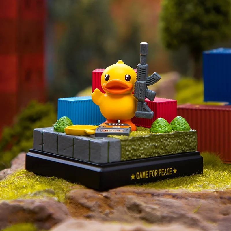 Милая игрушка Аутентичные милое B. Утка маленькая Желтая утка elite глухая коробка