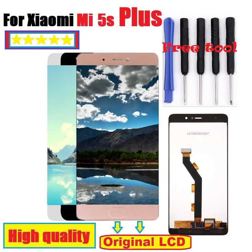 

Original 5.7" For Xiaomi 5S Plus MI 5S Plus Mi5S Plus LCD Screen Display+Touch Panel Digitizer With Frame For Xiaomi Mi 5S Plus