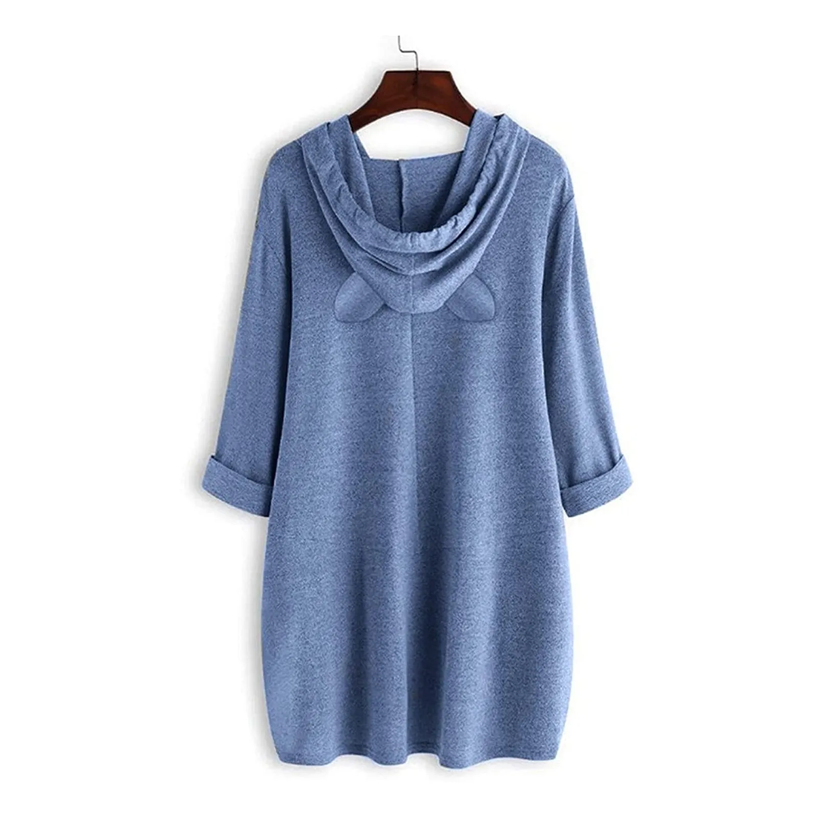 Свитшот на Хэллоуин Женская Повседневная рубашка с капюшоном и длинными